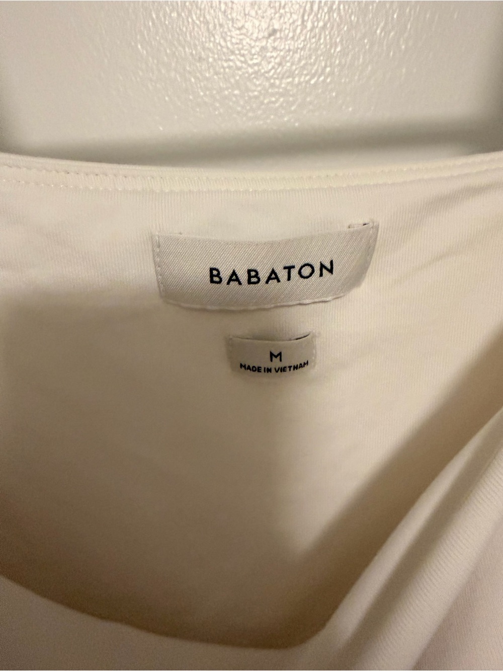 Aritzia Babaton Cream Square Neck Long Sleeve Stretch Bodysuit - Picture 3 of 3